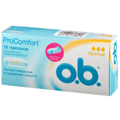Тампоны ватные O.b. Pro Comfort Normal № 16