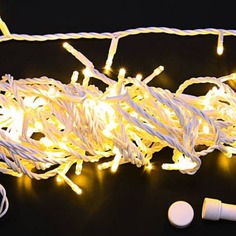 Световая гирлянда новогодняя RichLED RL_RL-S10CF-24V-T_WW 10 м белый теплый