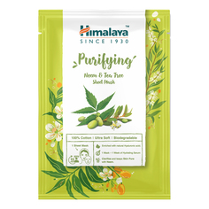 Маска для лица Himalaya с нимом и экстрактом чайного дерева тканевая 30 мл