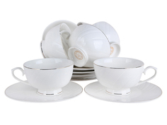 Набор чайный 6/12 230 мл п/уп Лирана GS02 Коралл