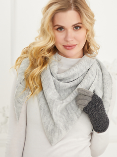 Платок женский Гарда 2013 серый Siberika