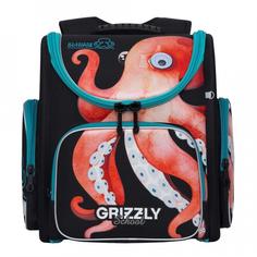 Школьный ранец Grizzly для мальчика, осьминог