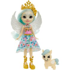 Кукла Mattel Enchantimals Паолина Пегасус с питомцем Вингли FNH22/Пегас