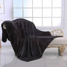 Плед Sofi De Marko Флориан двухсторонний косичка 160 x 220 см кофейный