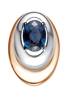 Кулон из красного золота с сапфиром Империал P0890-102 Imperial