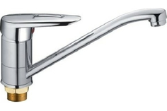 Смеситель для кухни Maxonor MN4907 с гайкой, хром