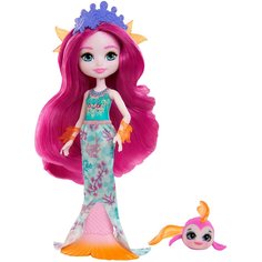 Кукла Mattel Enchantimals Маура Русалка с питомцем Глайд FNH22/Русалка