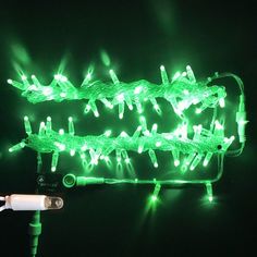 Световая гирлянда новогодняя RichLED RL_RL-S10C-24V-CW_G 10 м зеленый