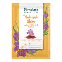Маска для лица Himalaya Естественное сияние с шафраном и витамином С тканевая 30 мл