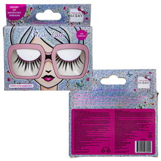 Реснички накладные Lukky Fresh Lash с блестящей подводкой Розовый