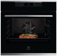 Встраиваемый электрический духовой шкаф Electrolux OKE8C39WX Steel/Black