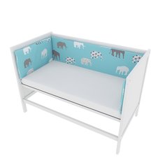 Бортик в кроватку AmaroBaby Слоники 4 предмета