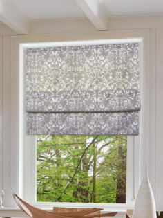 Римская штора Уют Пальмира 100 х 160 см полиэстер серая