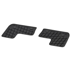 Коврики резиновые 3-й ряд X167 2шт цвет черный Mercedes-Benz арт. A 167 680 79 06 9G33
