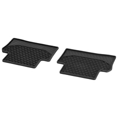 Коврики резиновые задние черные 2шт W213, X290, C257 Mercedes-Benz A 213 680 02 06 9G33