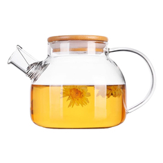 Заварочный стеклянный чайник, 0.9 л, прозрачный, MARMA MM-TPT-08