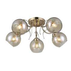Люстра Modern 00584/3 3хE27, 420х420х260мм, белое золото, Ritter