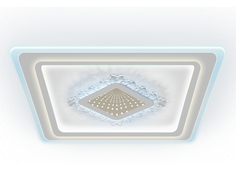 Люстра диммируемая CRYSTAL 3D с ДУ CLL-52367 120 Вт, 3000-6000К, 470х470х50мм, REV Ritter
