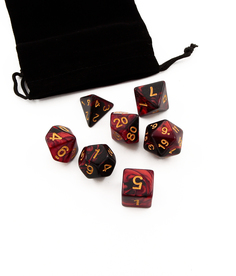 Кубики Stuff-Pro для ролевых игр красный/черный 273613