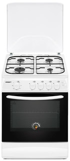 Газовая плита KRAFT KF-FSK6405AGWI White