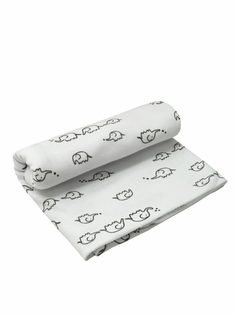 Пеленка Amarobaby Soft Hugs Слоники белый 120х90см