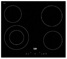 Встраиваемая варочная панель электрическая Beko HIC64402T Black