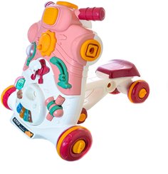 Ходунки Turbosky Лёлик Каталка-трансформер 2в1 pink, 7360