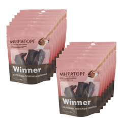 Лакомство для собак Winner , кусочки, говядина, 600г, 12 шт