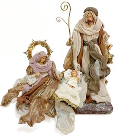 Фигурка новогодняя ДомРан Ангельские сны 888-103 25 см бежевый