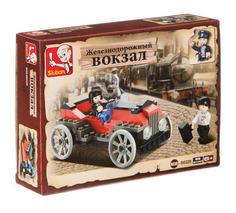 Конструктор Sluban Железнодорожный вокзал - Кабриолет, 95 деталей, M38-B0229