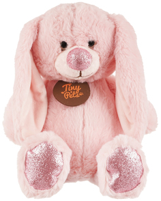 Мягкая игрушка Huggeland Розовый заяц 32 см 348407119