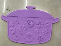 Подставка под горячее Кастрюля силикон Арт.MSK237 "Импортные товары"(хозтовары)