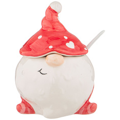 Сахарница с Ложкой Коллекция Christmas Gift 10.1x10x13 см Lefard