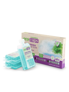 Жидкое мыло-пенка EcoCaps аромат морского бриза, концентрат в капсулах, набор 3х50 мл.