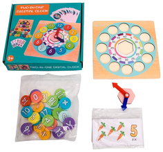 Сортер Наша Игрушка Часы Счет ZYP20120901-12