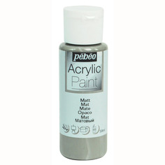 Краска художественная Pebeo Acrylic Paint декоративная матовая 59 мл серая пудра