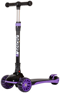 Самокат и скейтборд Novatrack RainBow, складной, фиолетовый, 120BB.RAINBOW.BVT22