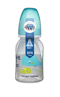 Бутылочка Canpol Babies Love&Sea 120мл бирюзовый 250989592