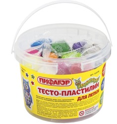 Тесто-пластилин Пифагор, 12 цветов, 360 грамм