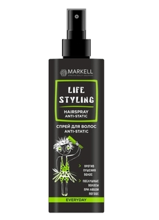 Спрей для волос Markell Life Styling ANTI-STATIC 195мл