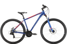 Велосипед Stark Hunter 29.2 D 2022 22" голубой/красный
