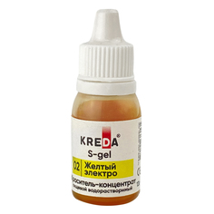 Краситель-концентрат КРЕДА (KREDA) S-gel желтый электро №02 гелевый пищевой 13г
