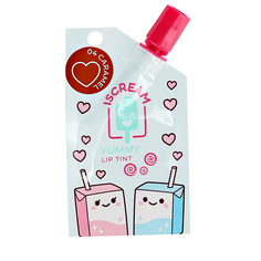 Блеск-тинт для губ ISCREAM YUMMY в пауче тон 04 caramel