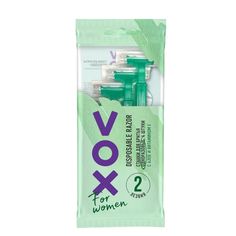 Станок для бритья одноразовый VOX FOR WOMEN 2 лезвия, 4 шт.