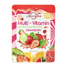 Маска для лица GRACE DAY MULTI-VITAMIN с экстрактом клубники 27 мл