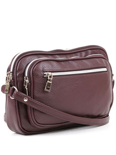 Сумка кросс-боди женская Медведково 21782721401 бордовая