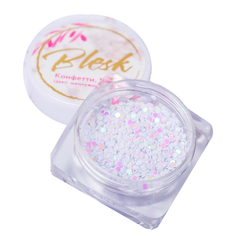 Дизайн для ногтей Blesk Конфетти жемчужный, 1 мм