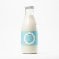 Молоко Самокат пастеризованное, в стекле, 2,5%, 500 г