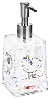 Дозатор для мыла Tatkraft Acryl Funny Sheep 19133 Прозрачный/Хром