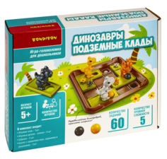Настольная игра Bondibon Динозавры Подземные клады 151673